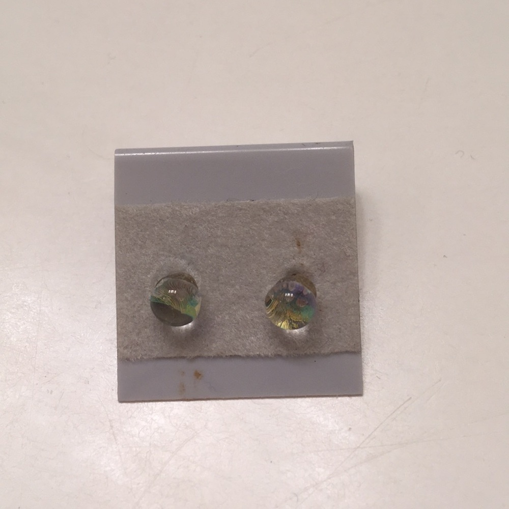 Glass earrings